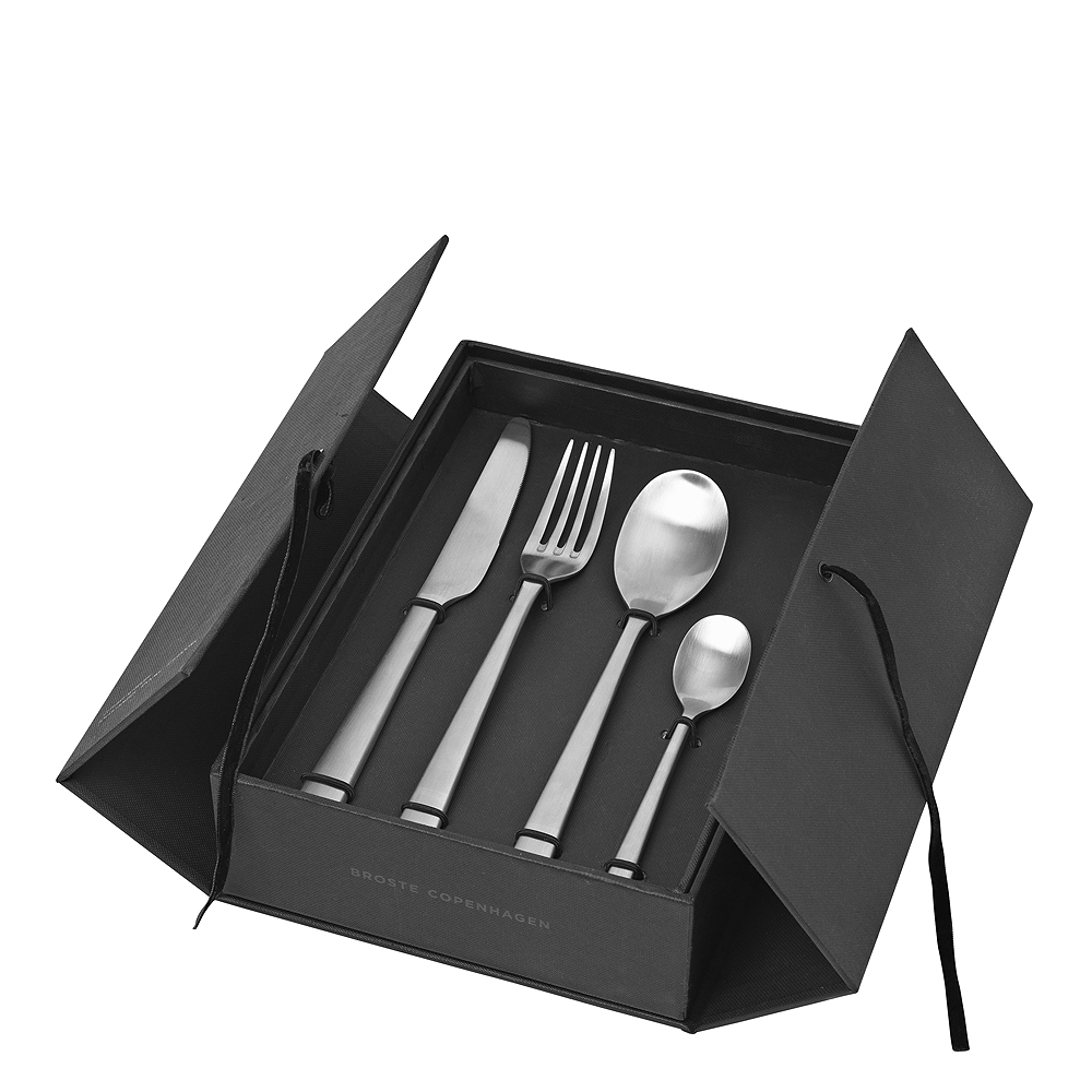 Broste Copenhagen Sletten bestikksett 16 deler rustfri matt