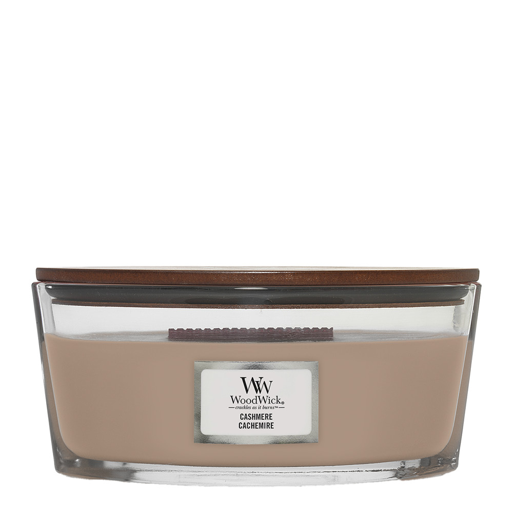 WoodWick Ellipse Tuoksukynttilä 5,5x17,8 cm Cashmere