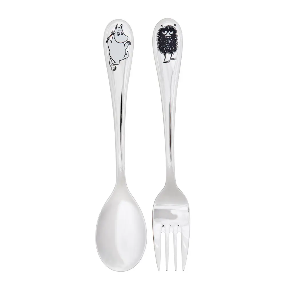 Muumi Aterimet 2 osaa Muumipeikko ja Haisuli