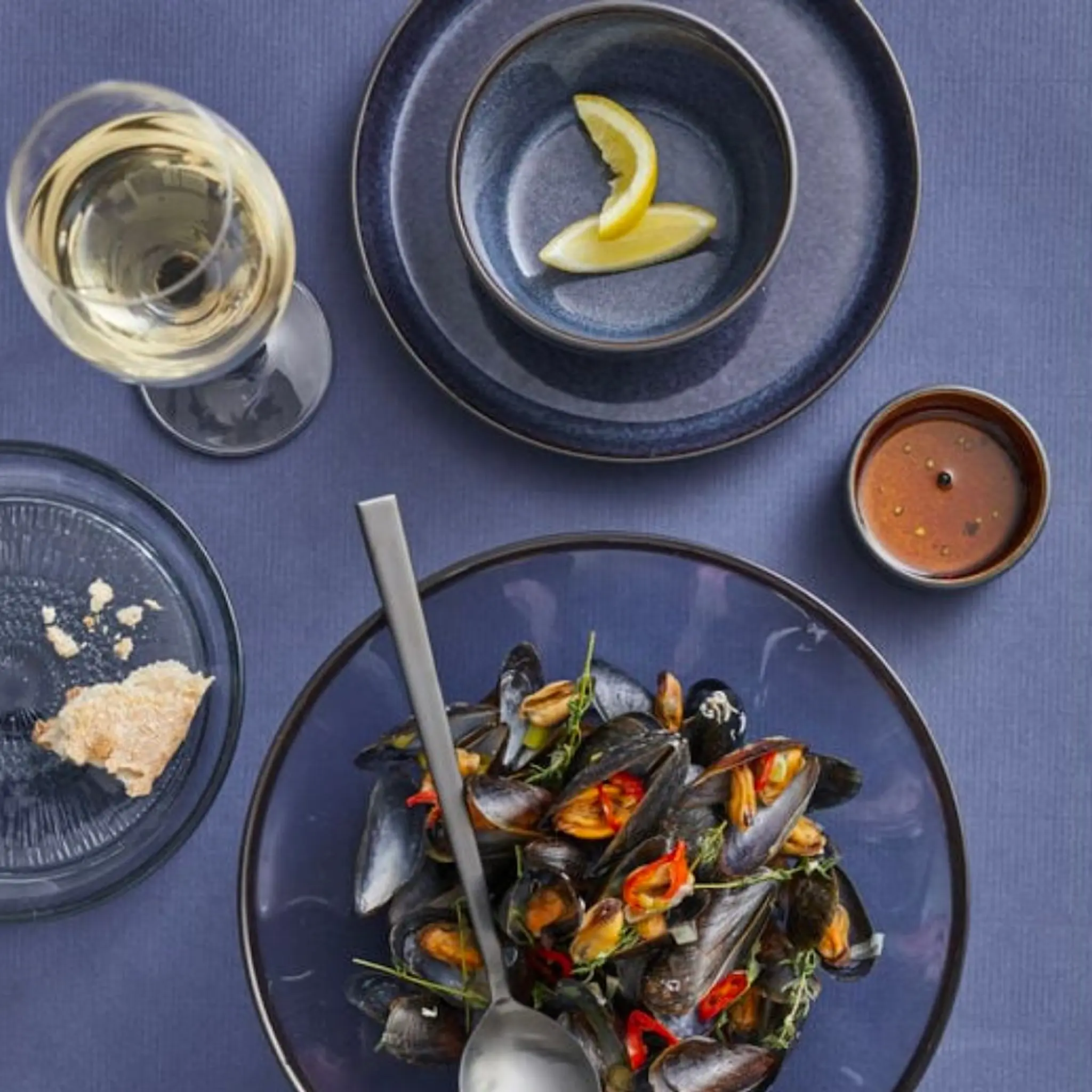 Bitz Bitz Kulho 12 cm Musta/Tummansininen