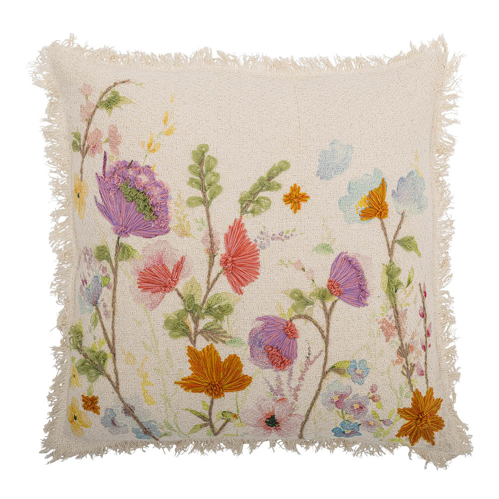 Bloomingville Pogni pute 50x50 cm blomstermønster