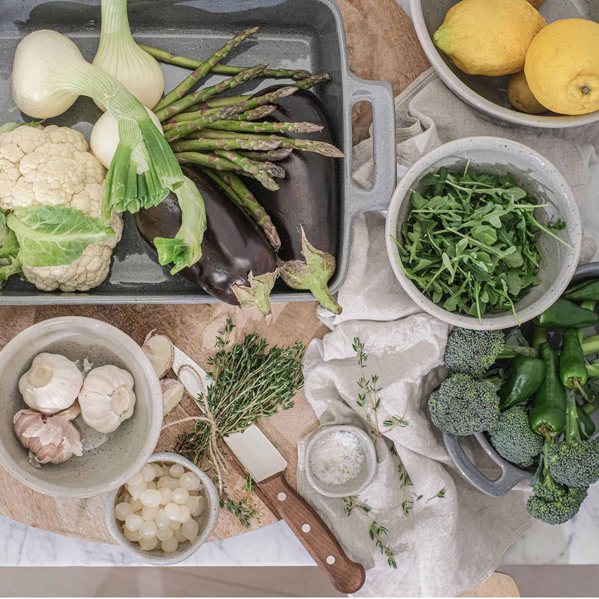 Modern House Granite White Kulho 1,25L Vaaleanharmaa