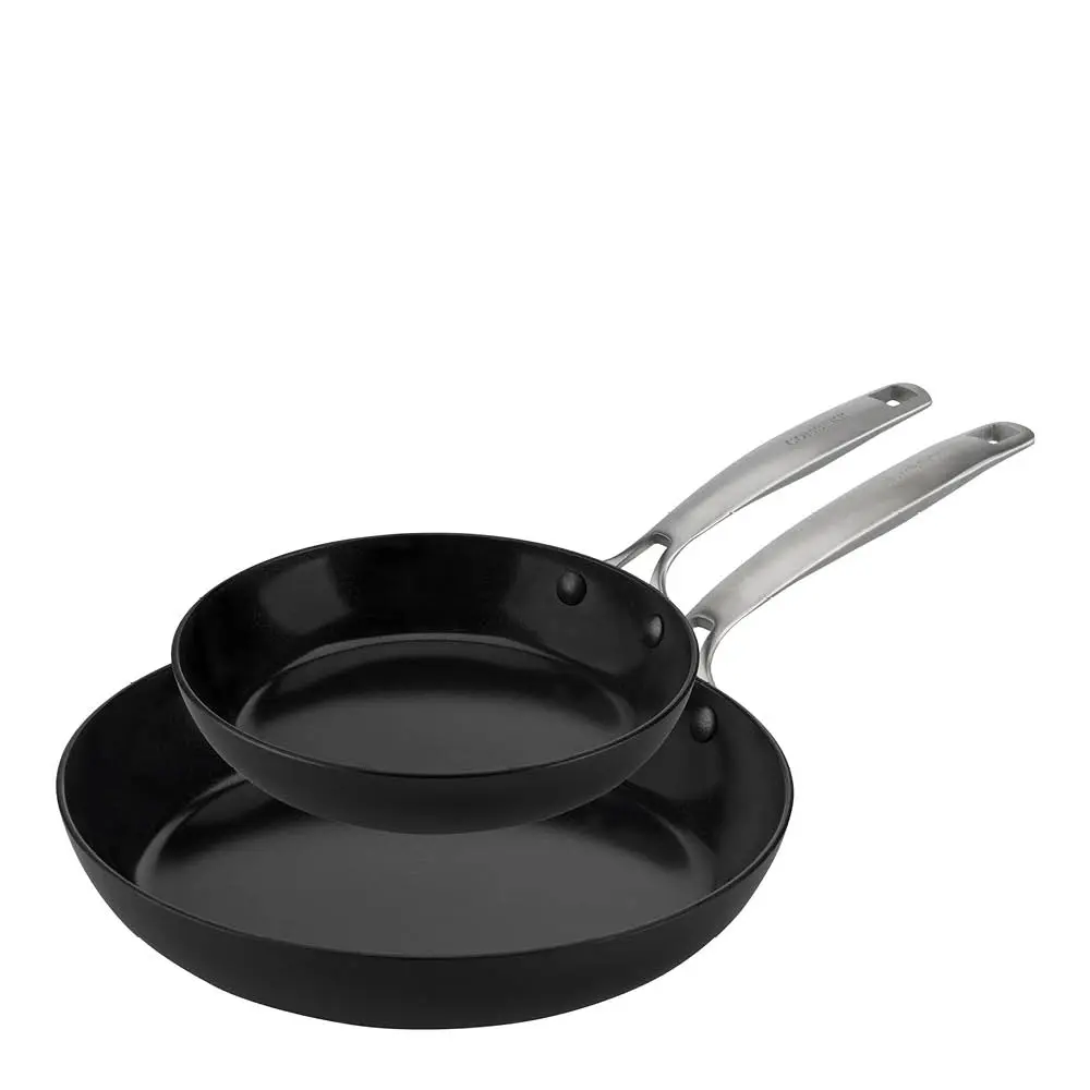 Element Paistinpannusetti 20 + 28 cm Musta