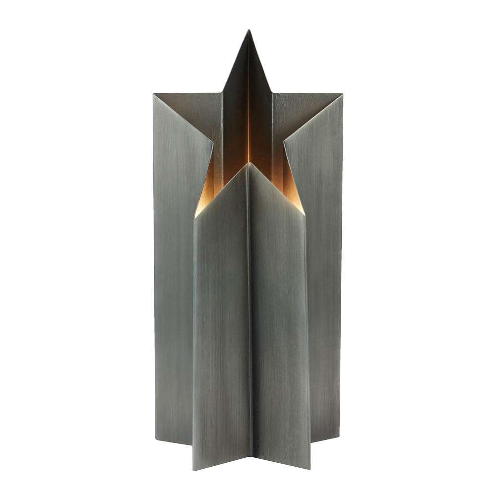 Markslöjd Asteri bordstjärna lampa 35 cm antikt tenn