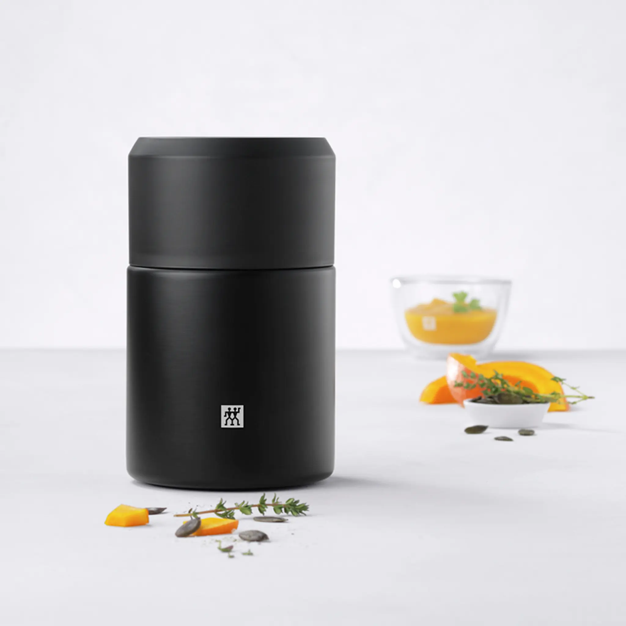 Zwilling Thermo Ruokatermos lusikalla 0,7 L Mattamusta