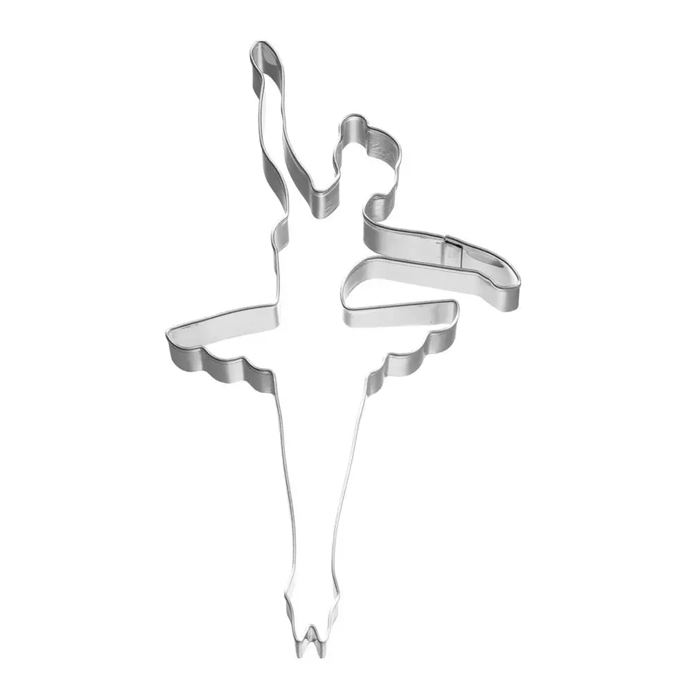 Cookie Cutters piparkakkumuotti ballerina 12,5 cm ruostumatonta terästä