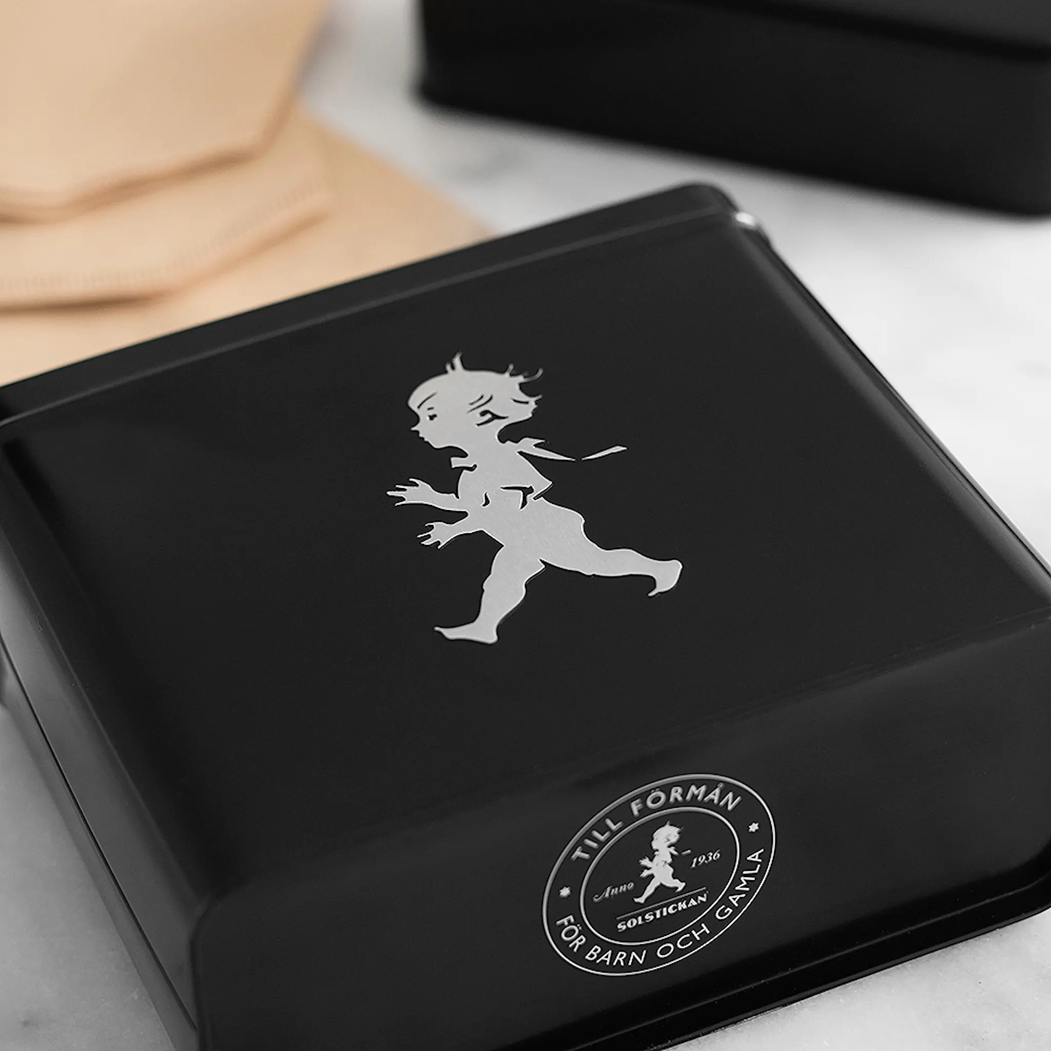 SOLSTICKAN Suodatinpussipurkki Musta