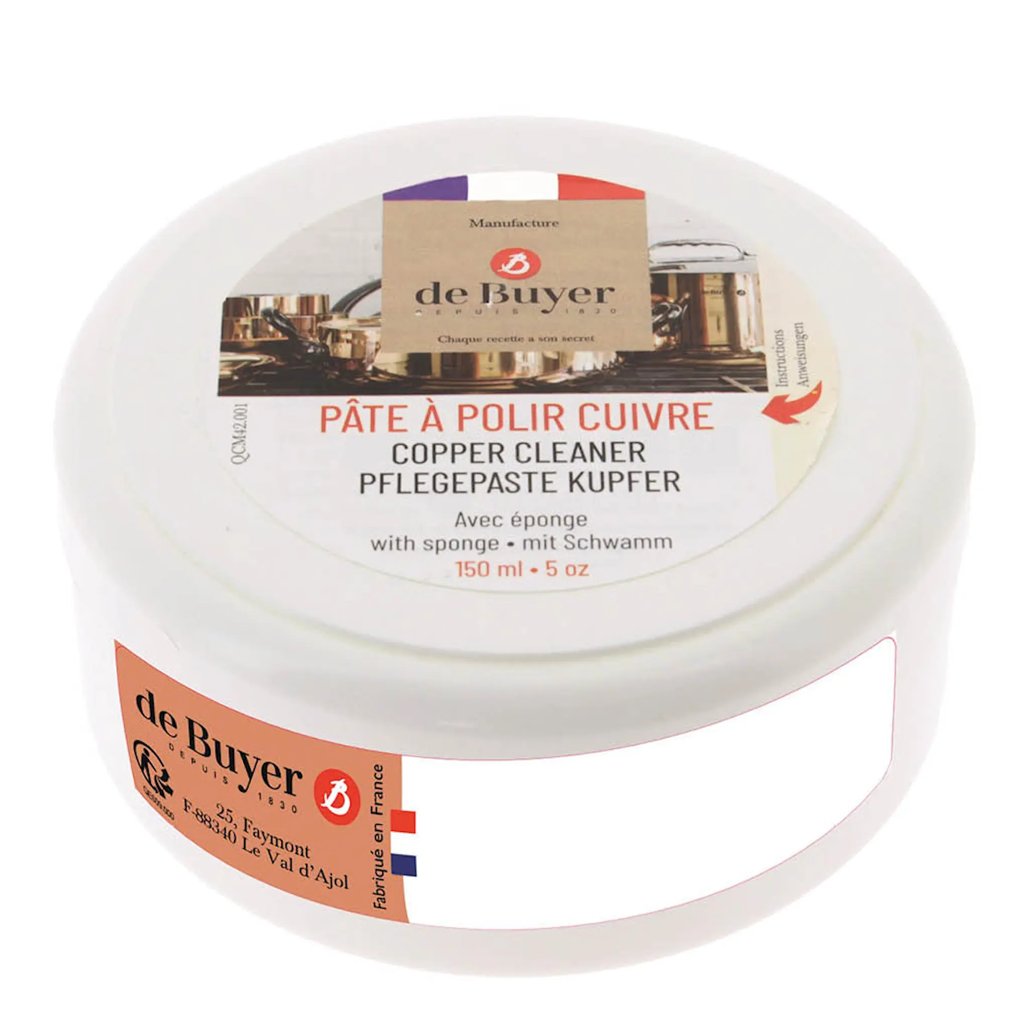 de Buyer Puhdistusaine kuparille