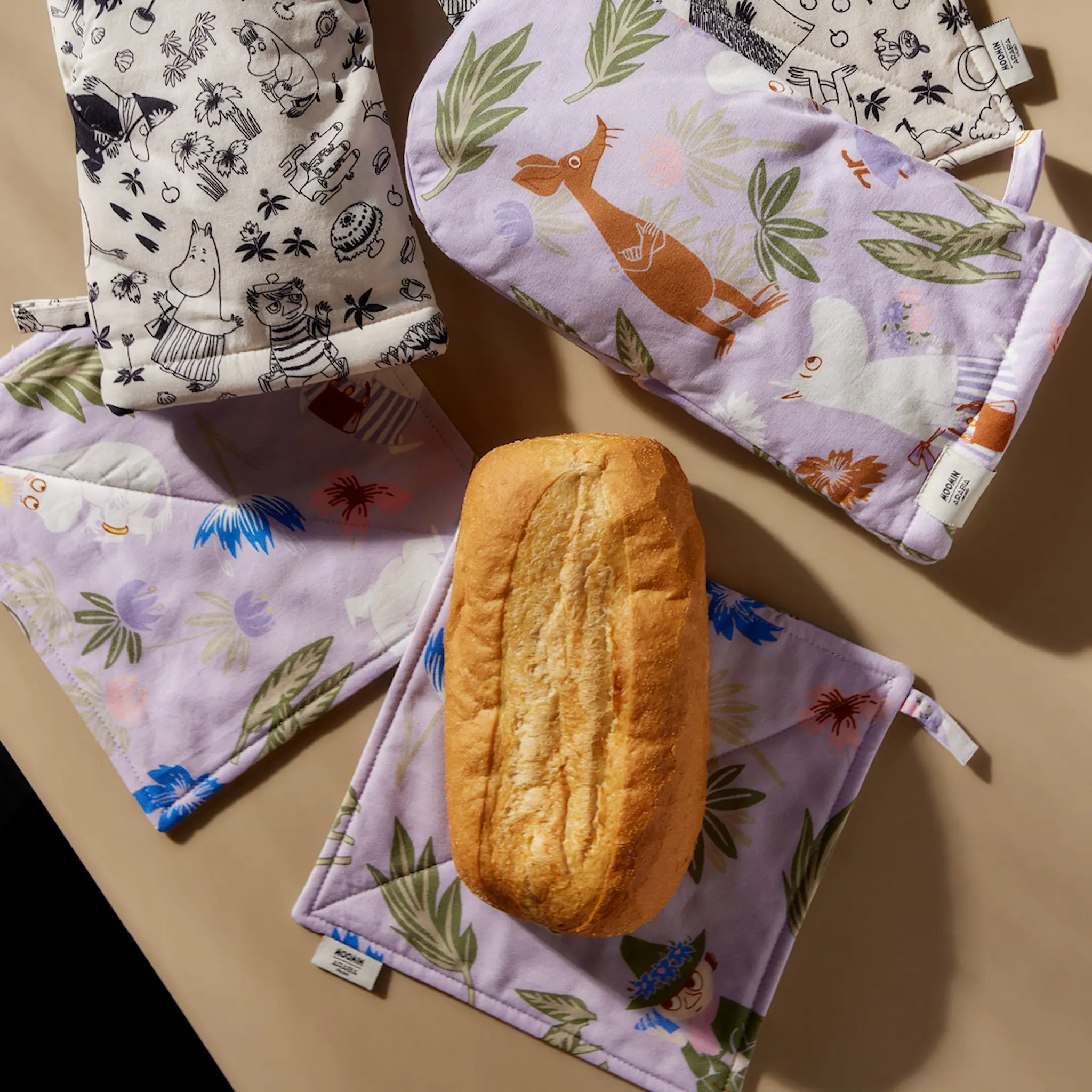 Moomin Arabia Muumi Patalappu 22x22 cm 2 kpl Liila