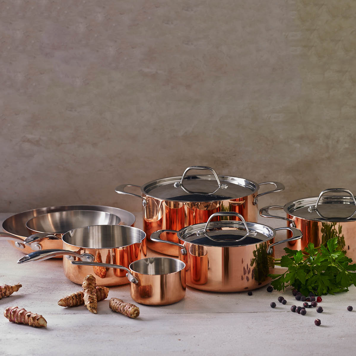 Blomsterberg Stekpanna 20 cm koppar