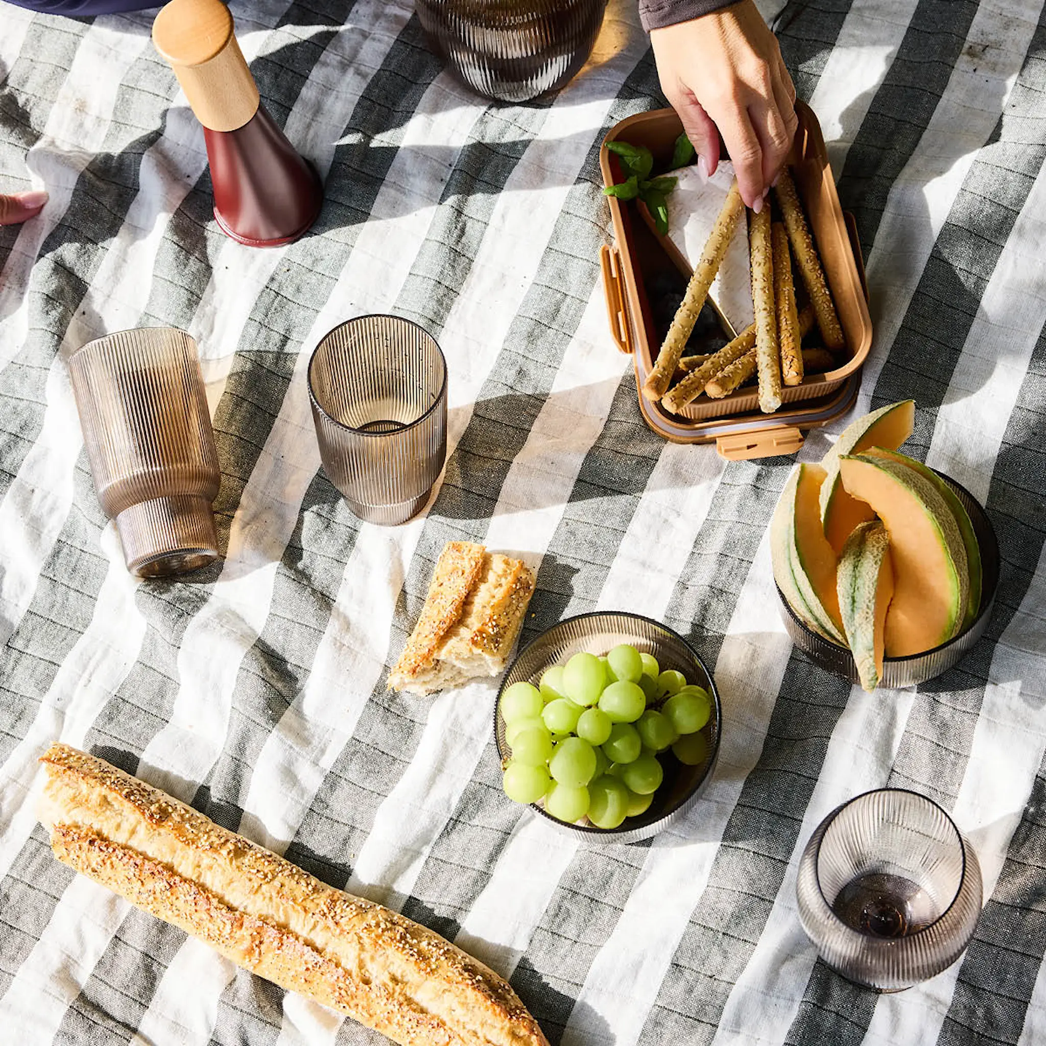 Sagaform Billi vinglas 35 cl 4-pack brun