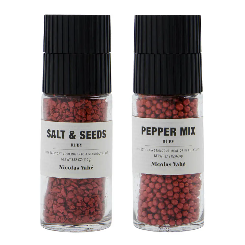 Gaveeske ruby salt og peppermiks