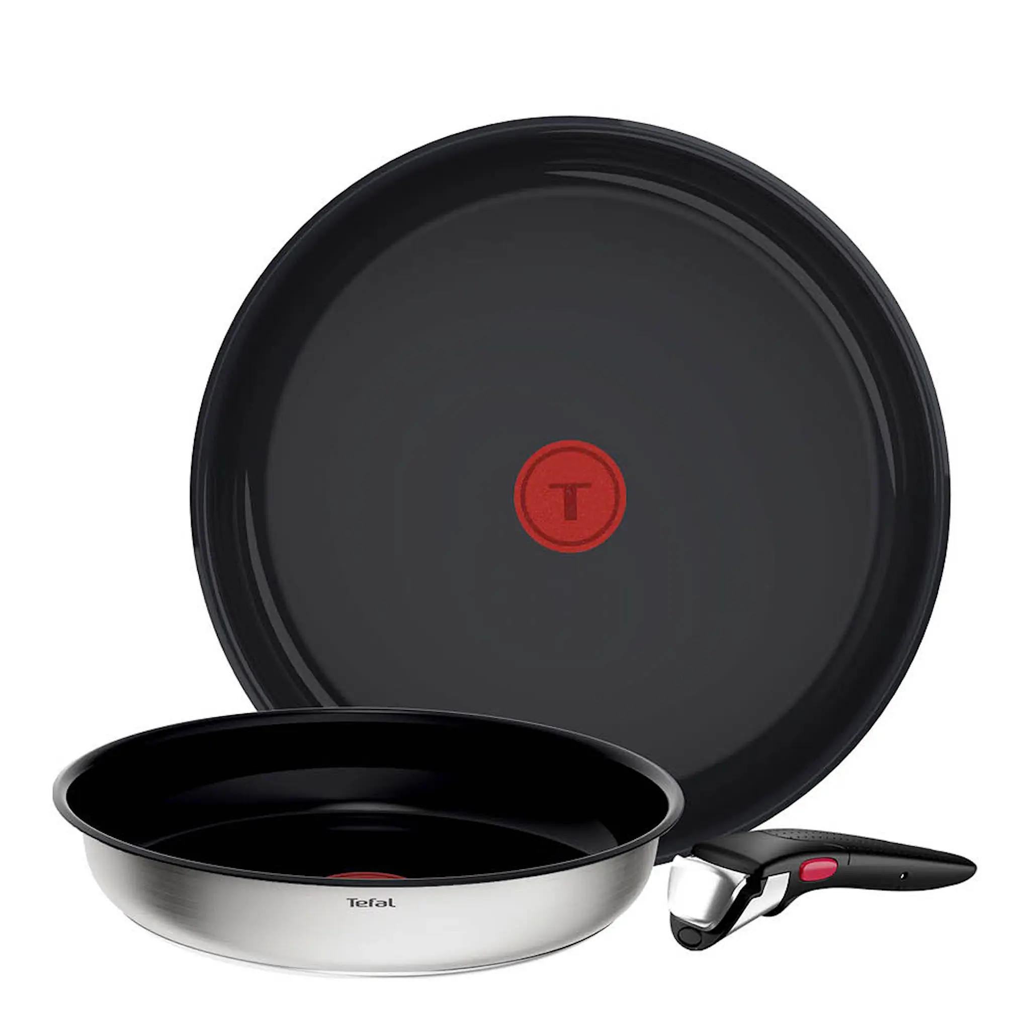 Tefal Ingenio Emotion Paistinpannusetti 24+28 cm brushed ceramic