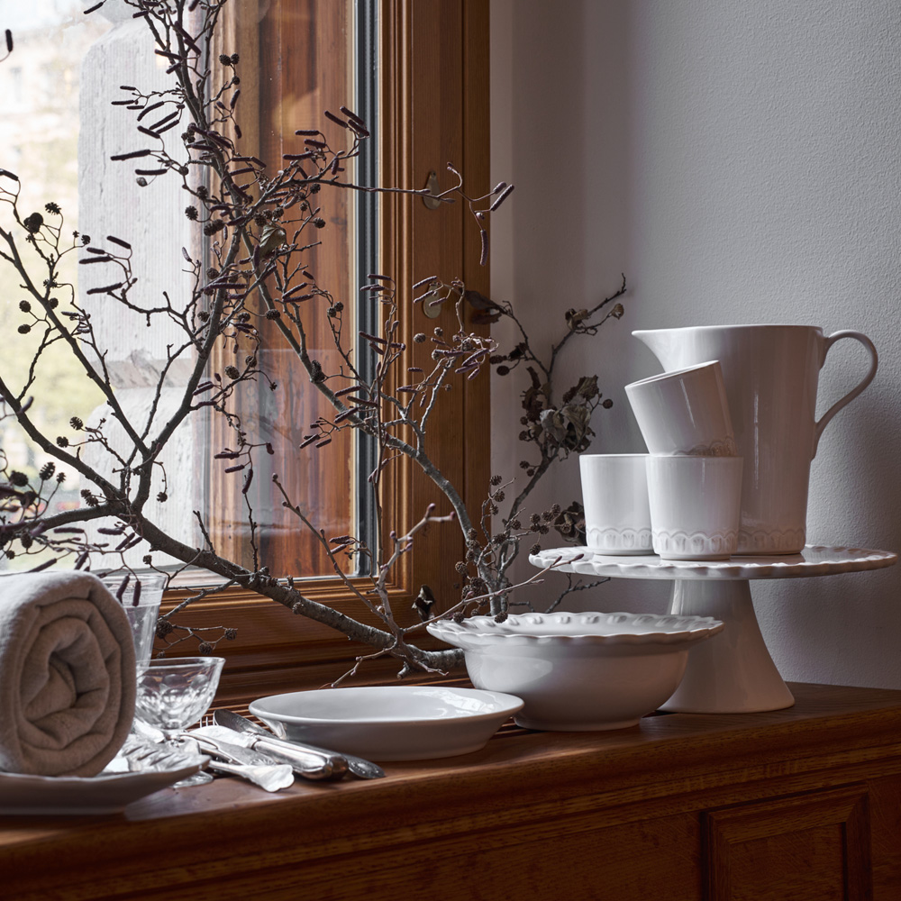 PotteryJo Tulipa Kanna 1 L Vit