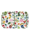 Fruktträd bricka 27x20 cm flerfärgad