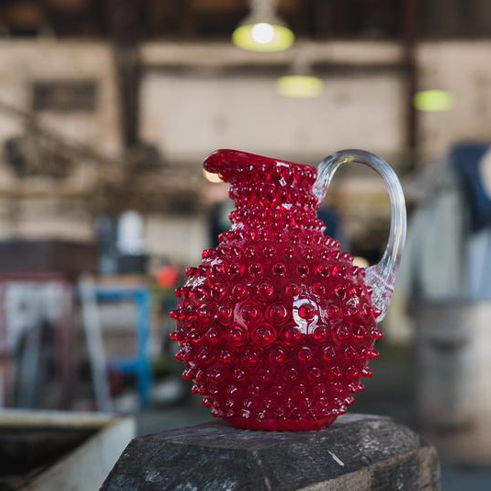 Klimchi Hobnail karaffel 2L underlay garnet