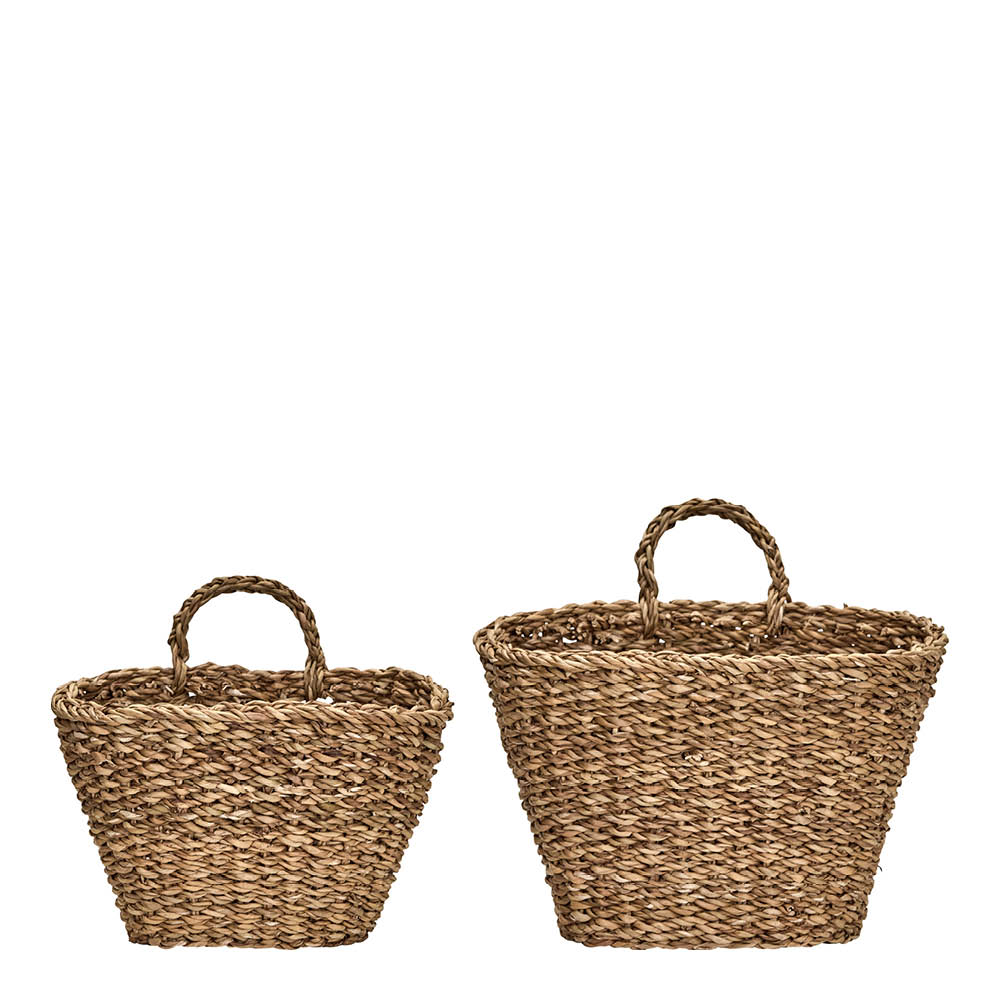 Meraki Förvaringskorg med upphängning 2 delar sjögräs