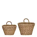 Förvaringskorg med upphängning 2 delar sjögräs