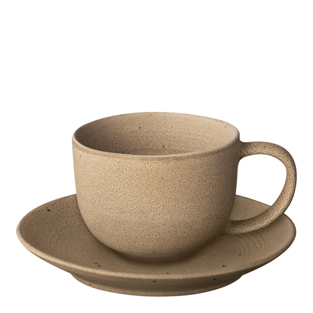 Kumi kaffekopp 19 cl 2 stk lys brun