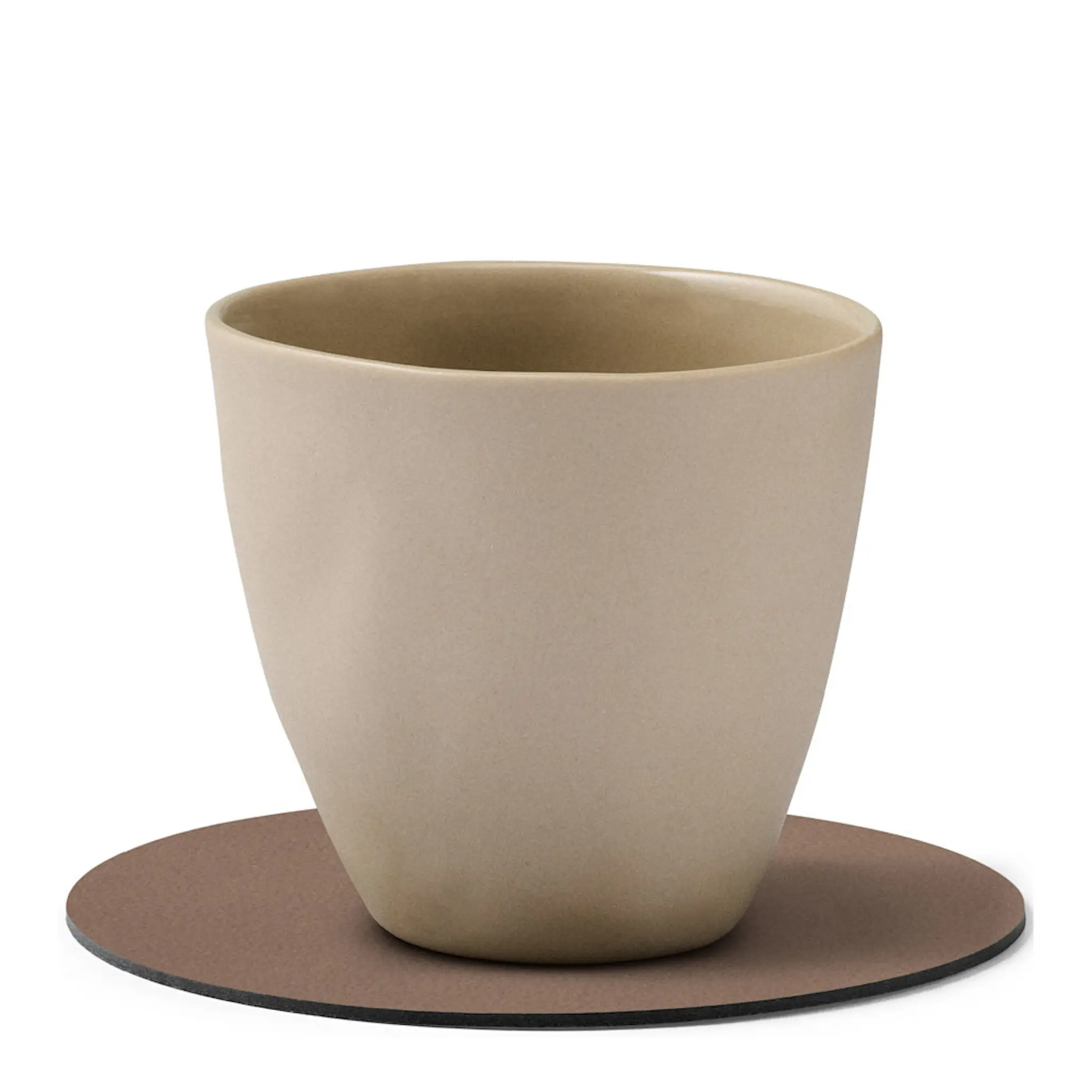 LIND DNA Circle Nupo glassbrikke 10 cm truffle