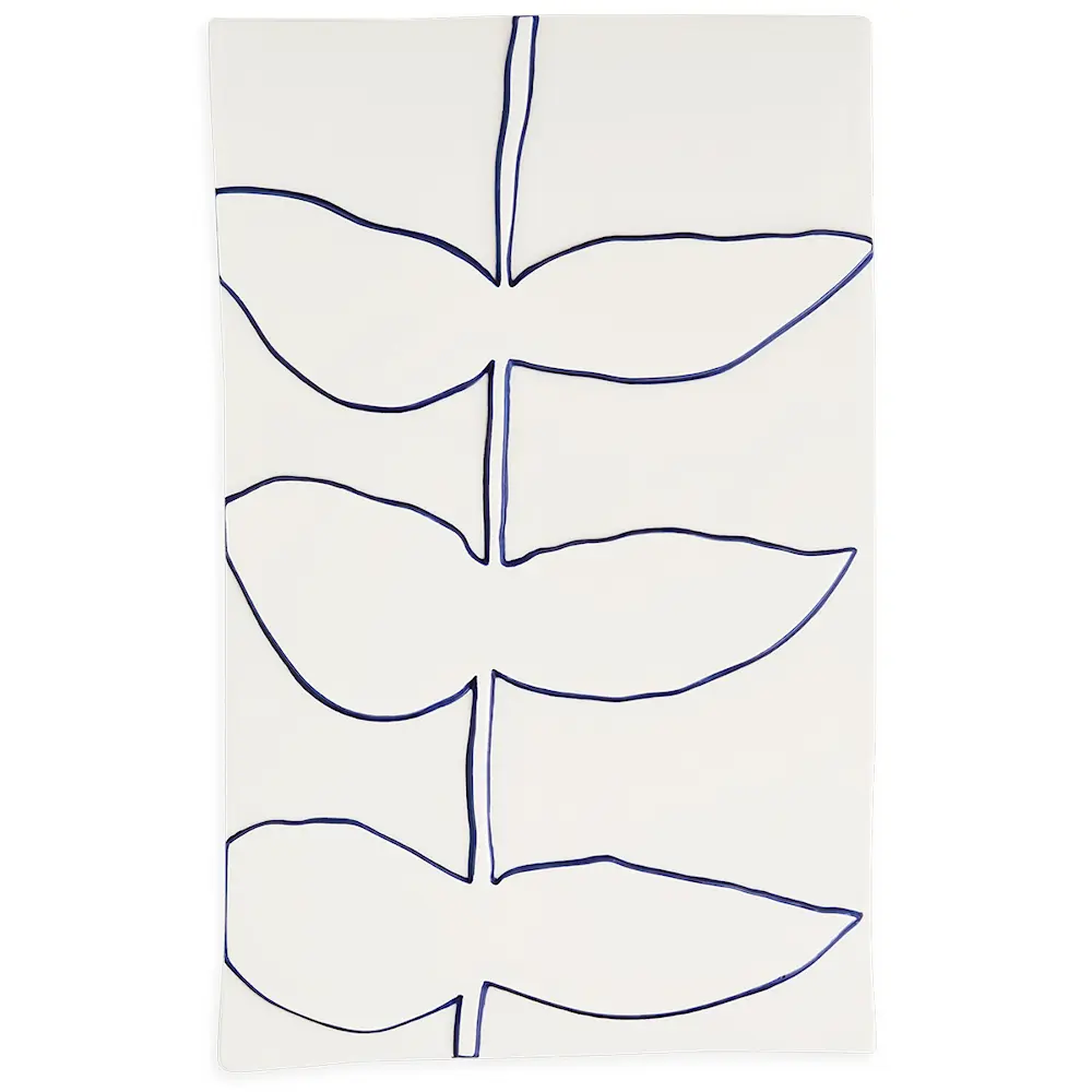 Relief Taulu lehtiruoti 28x43 cm Valkoinen