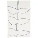 Relief Tavla Stjälk 28x43 cm Vit