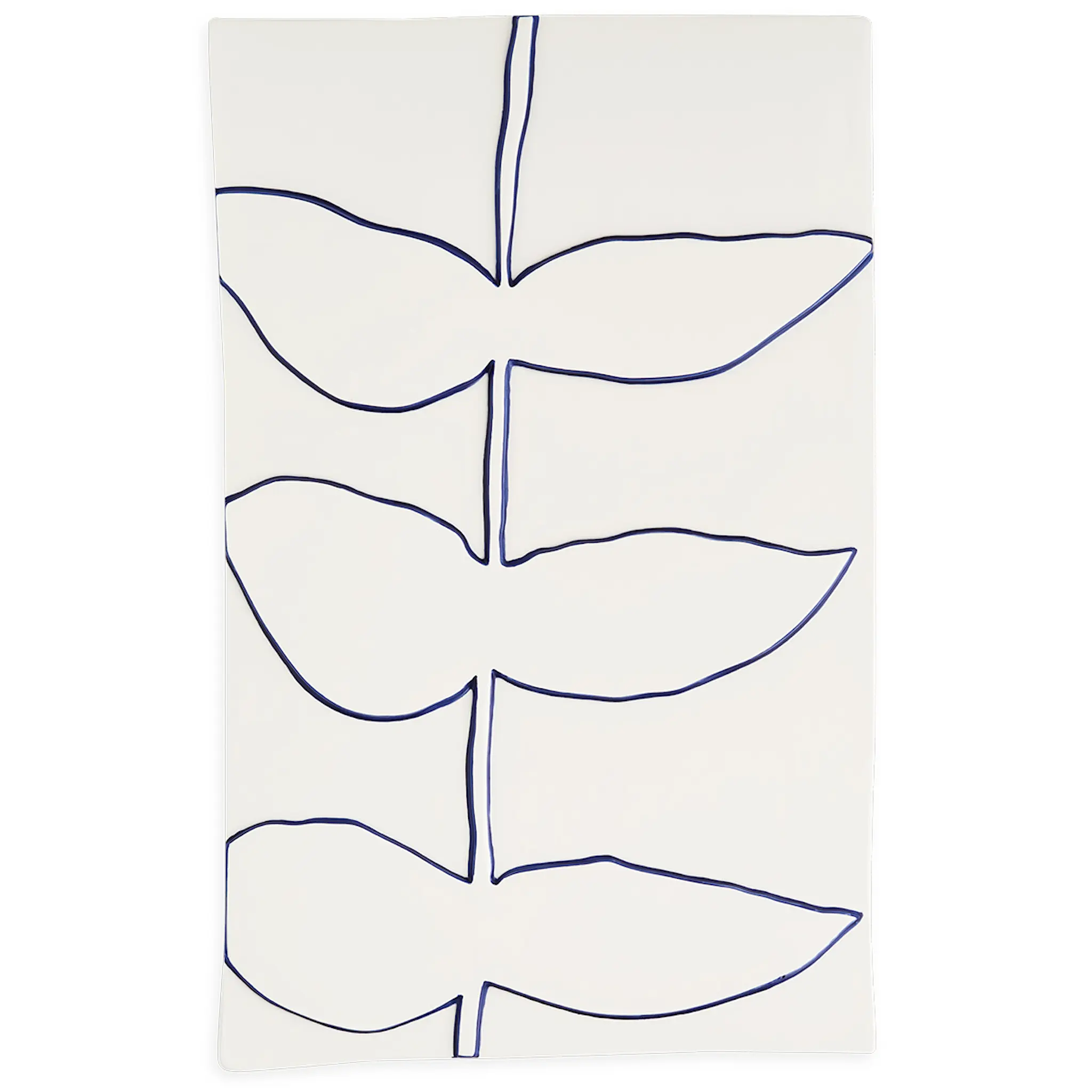 Kähler Relief Tavla Stjälk 28x43 cm Vit