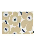 Pieni Unikko bordstablett 31x42 cm vit/beige/blå