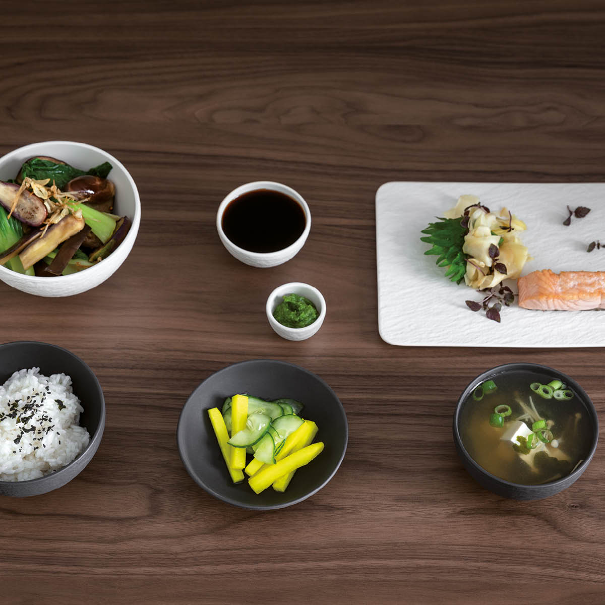 Villeroy & Boch Manufacture Rock skål 13 cm 12 cl svart/grå