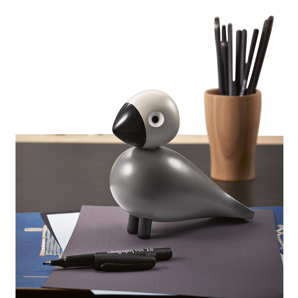 Kay Bojesen Denmark Sångfågel 15,1 cm Grå