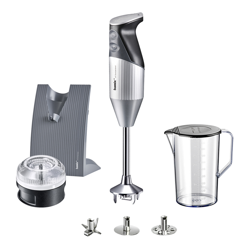 Bamix - Bamix Sauvasekoitin Swissline 200 w Hopeanharmaa