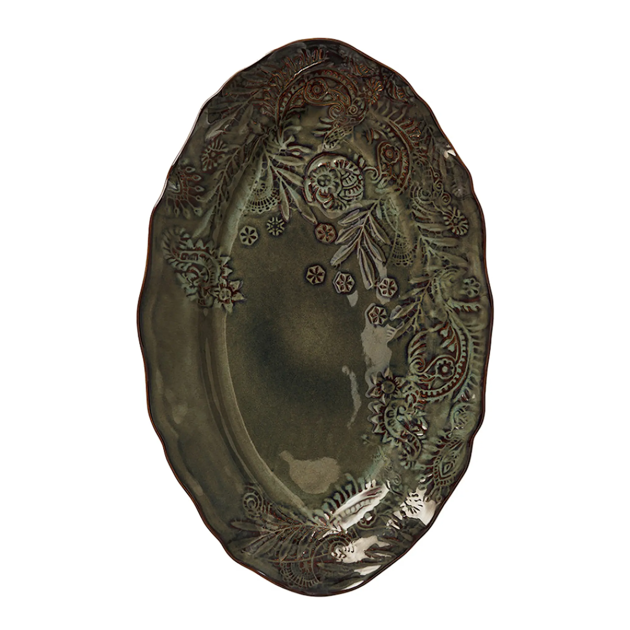 Sthål Arabesque Serveringsfat oval 40x25 cm Fig
