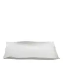 Perfect Imperfection Earth kvadratisk tallrik XL 27x27 cm vit