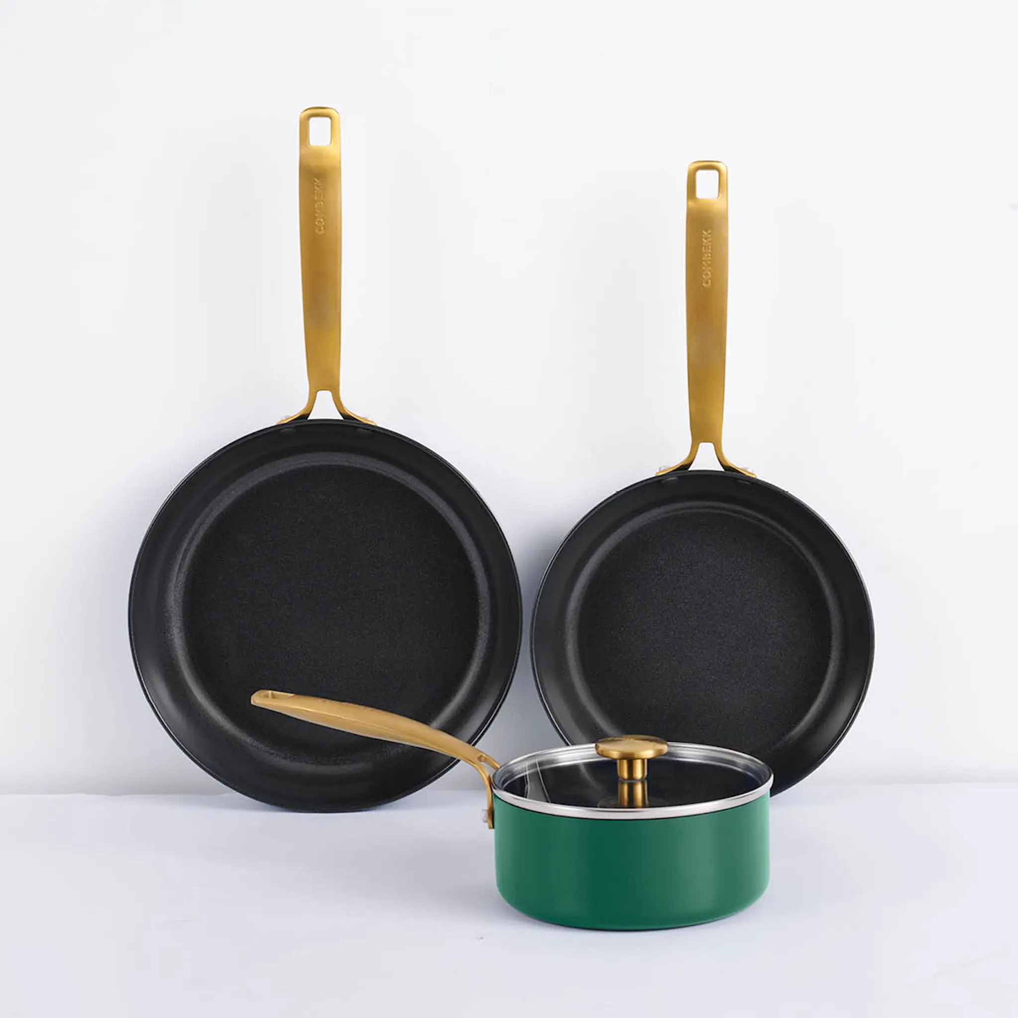 Combekk Element Kattila- ja Pannutsetti 4 osaa Holly Green