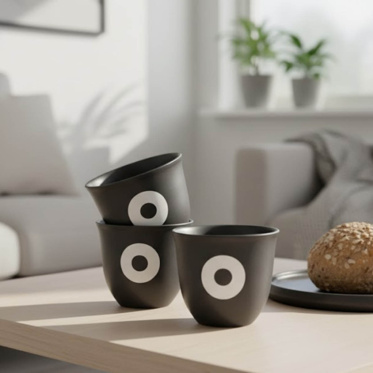 Rotor Design Signatur mugg 20 cl svart/vit