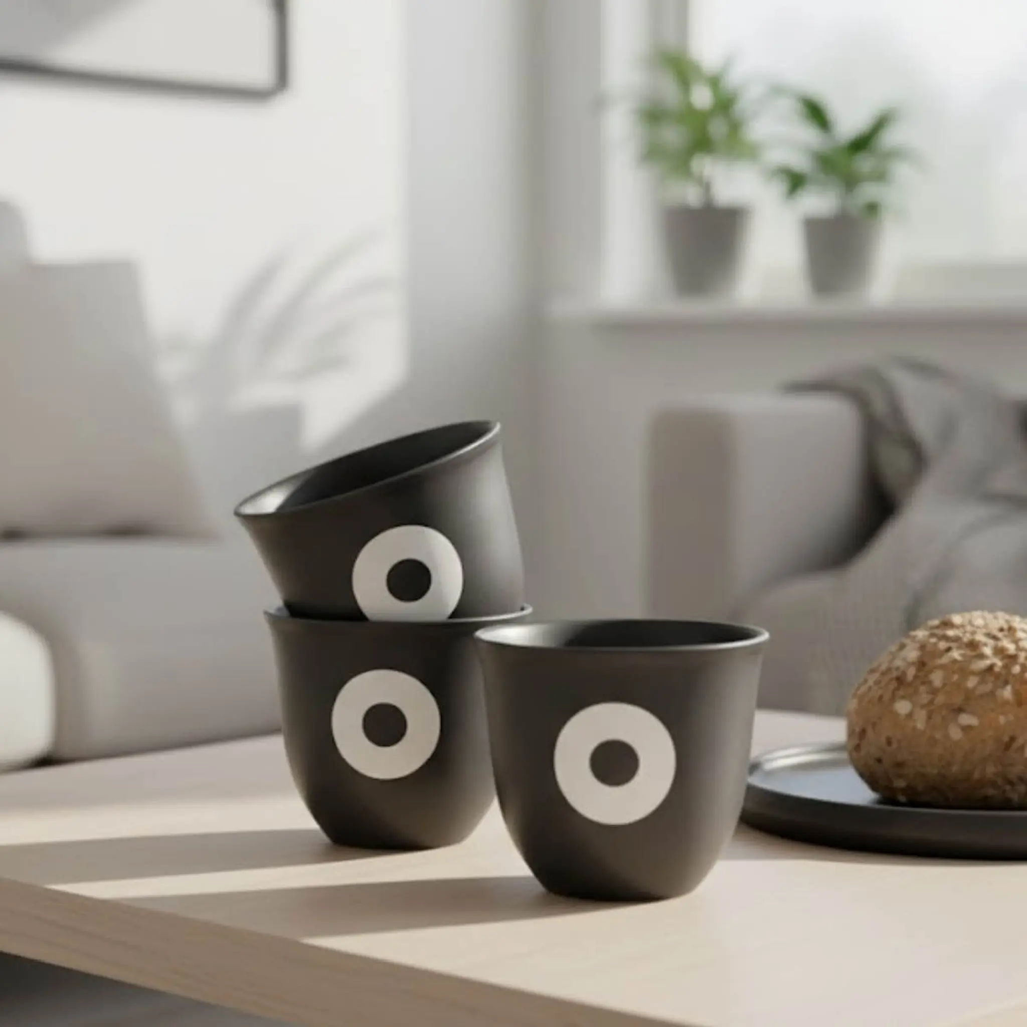 Rotor Design Signatur mugg 20 cl svart/vit