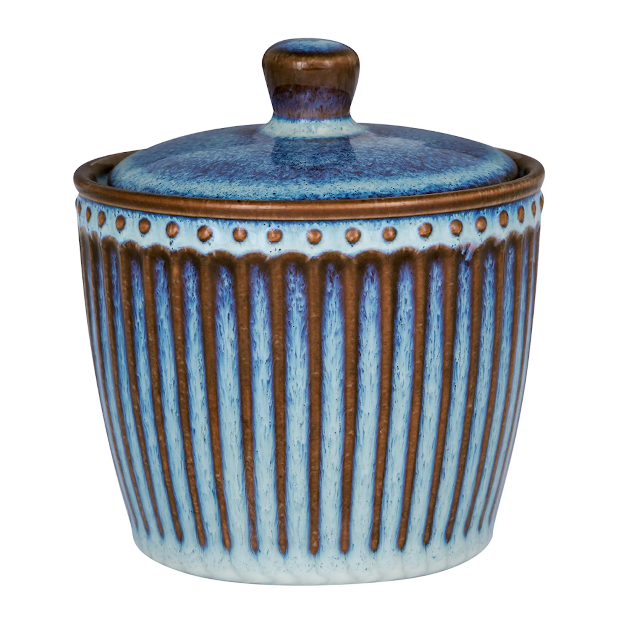 GreenGate Everyday Alice sockerskål 12 cl oyster blue