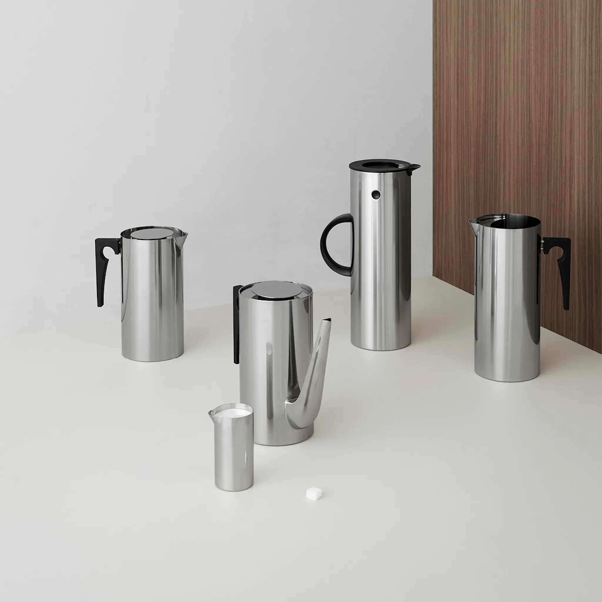 Stelton Arne Jacobsen presskanna 1 L stål