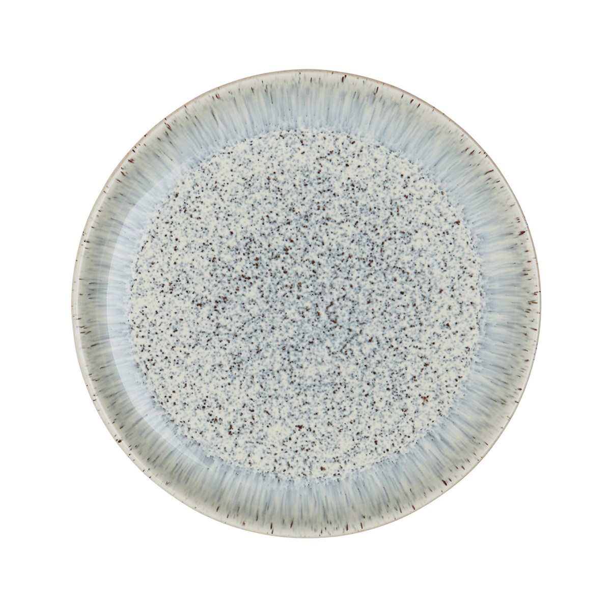 Denby Halo Speckle Lautanen 21 cm Harmaa/Musta