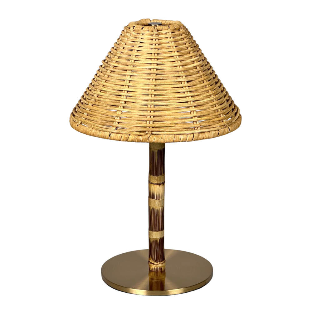 Von Norten Bamboo bordslampa uppladdningsbar 25 cm rotting