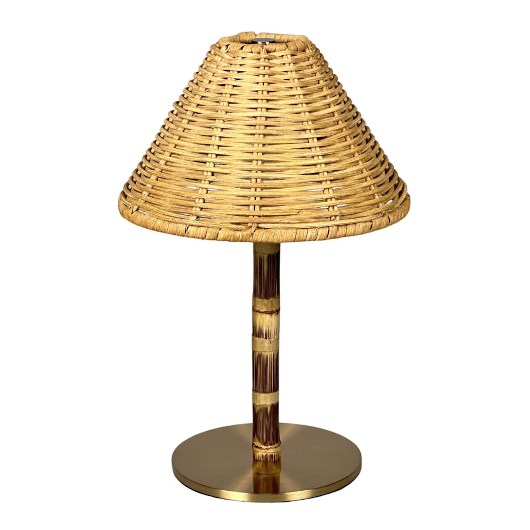 Von Norten Bamboo bordslampa uppladdningsbar 25 cm rotting