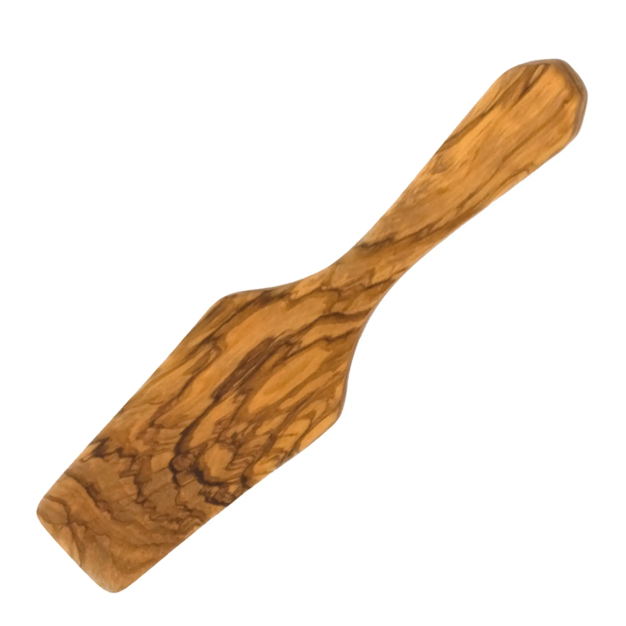 Heirol Stekspade trubbig 25 cm olivträ