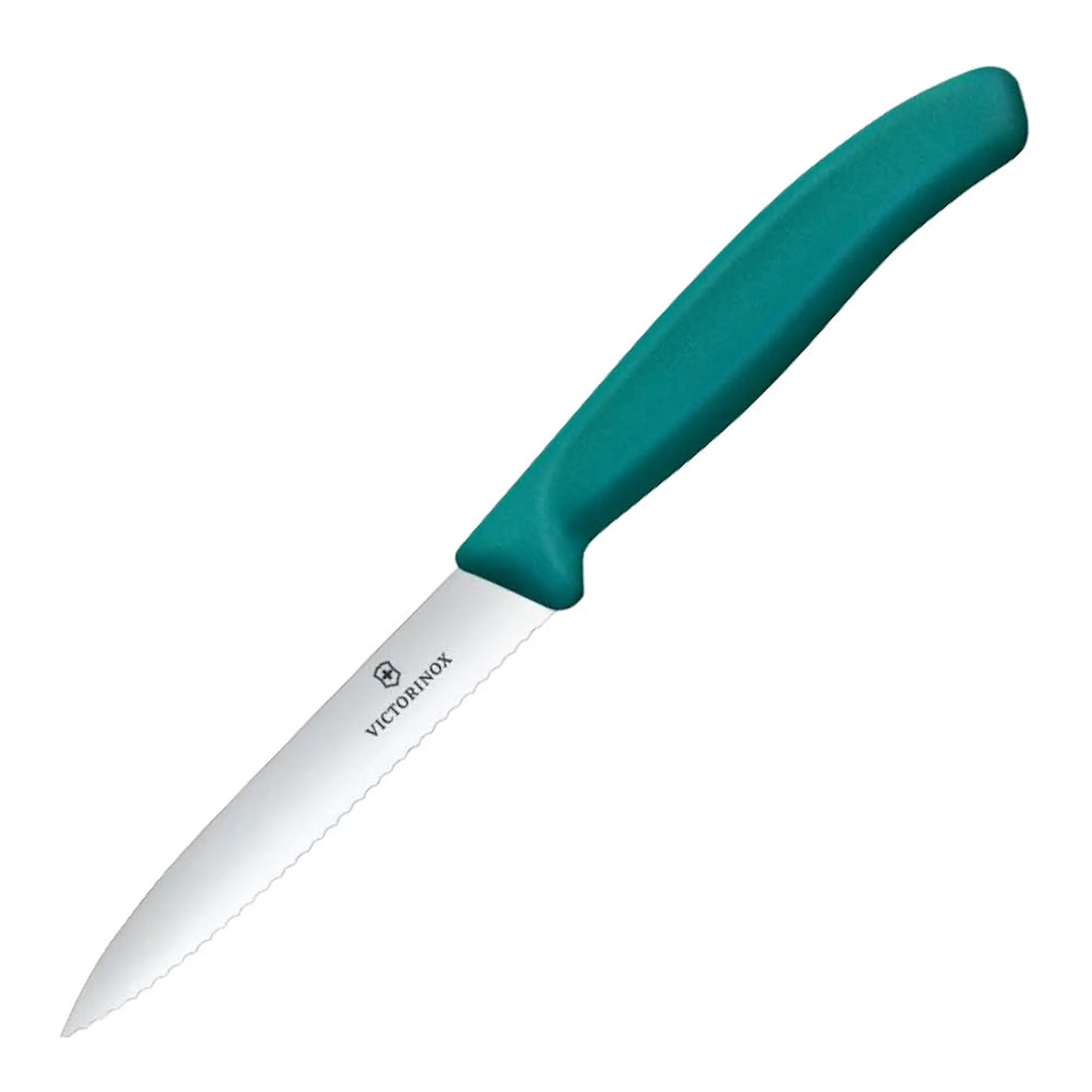 Victorinox Swiss Classic grönsakskniv tandad 10 cm grön
