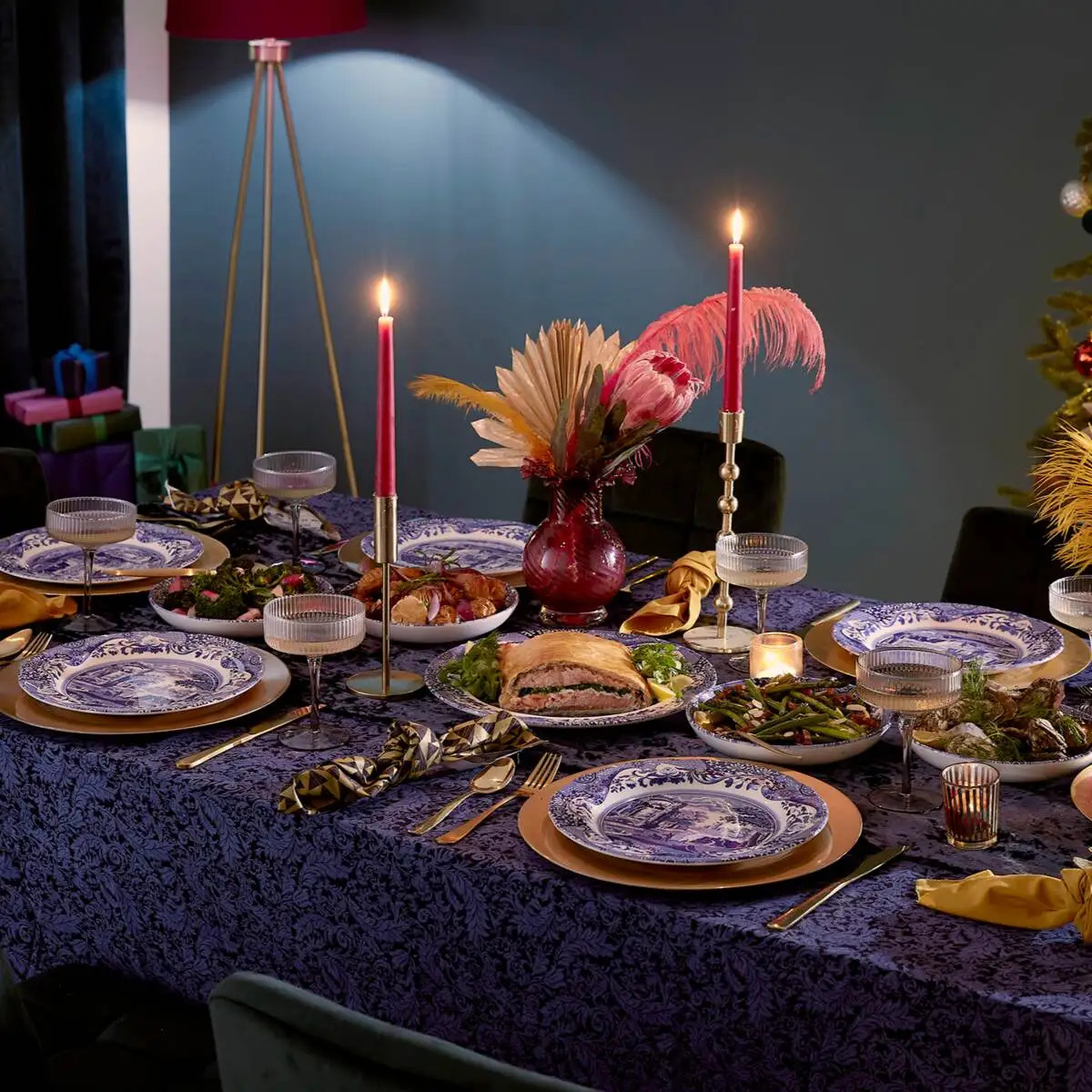 Spode Blue Italian Lautanen 23 cm