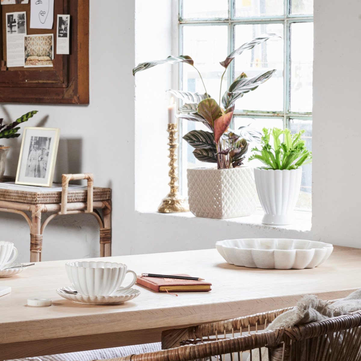 Lene Bjerre Ellia Kulho 30x30 cm Valkoinen