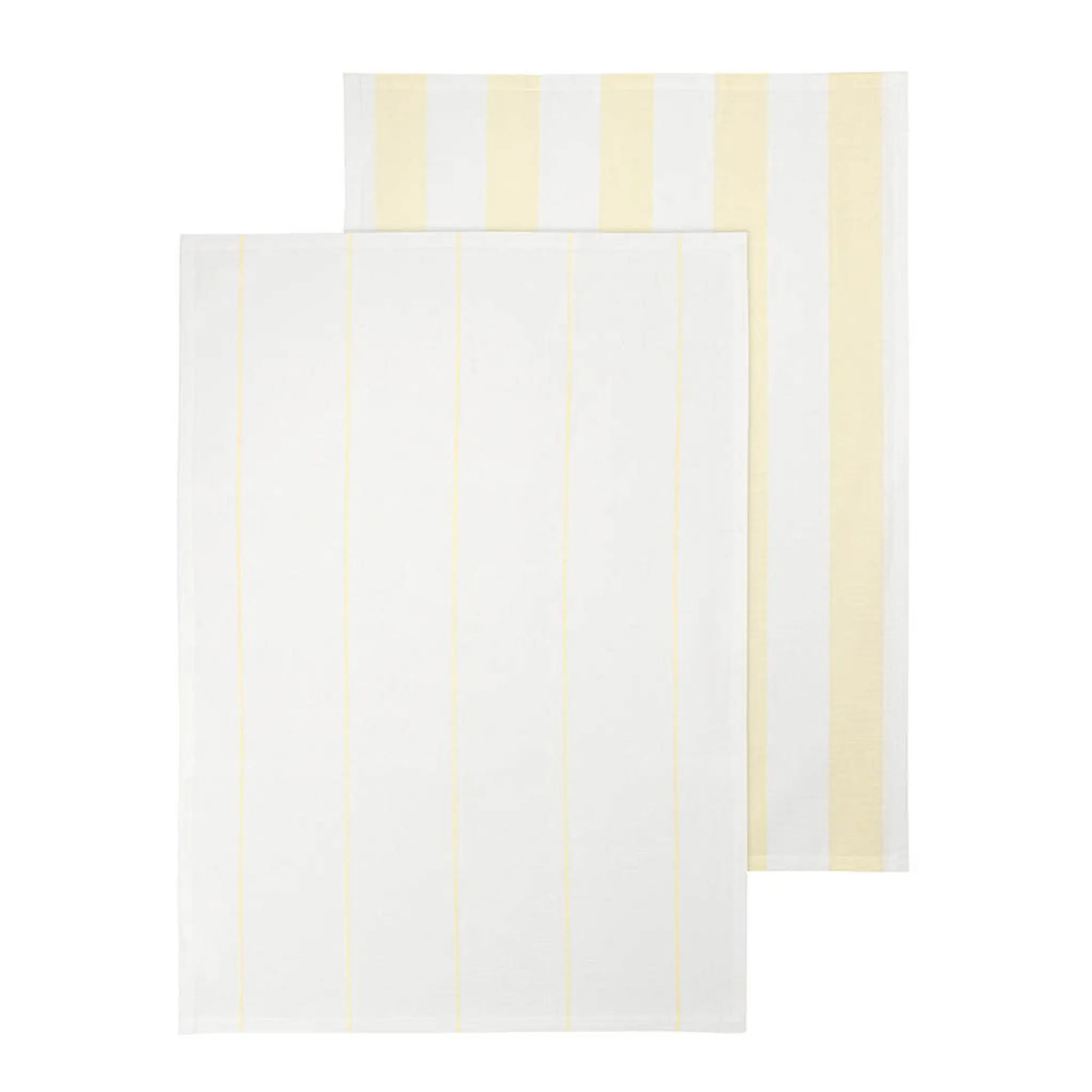 Blomus Taulo kökshandduk 70x50 cm 2-pack vit/gul