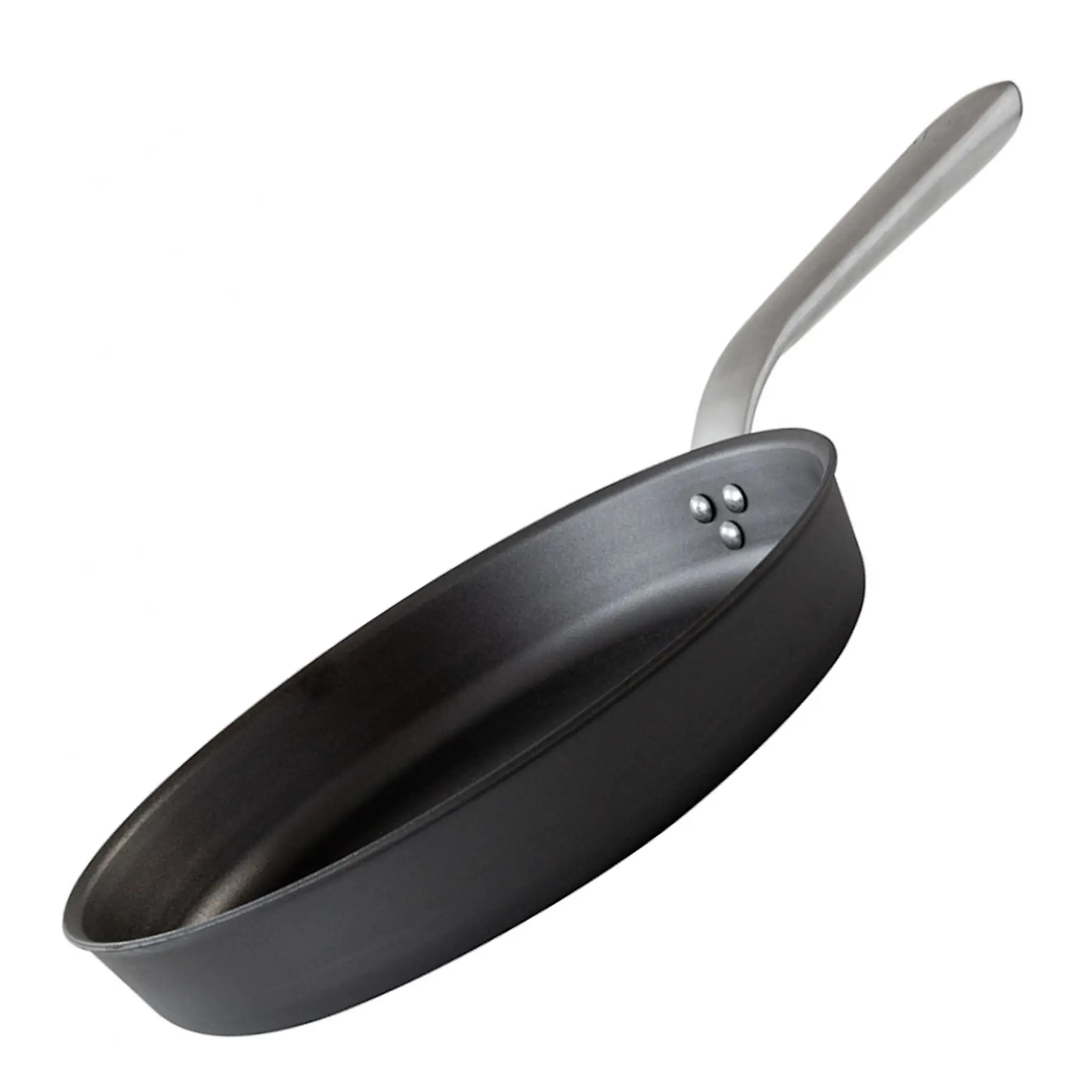 Kockums Jernverk Stekpanna med ergonomiskt handtag 30 cm kolstål