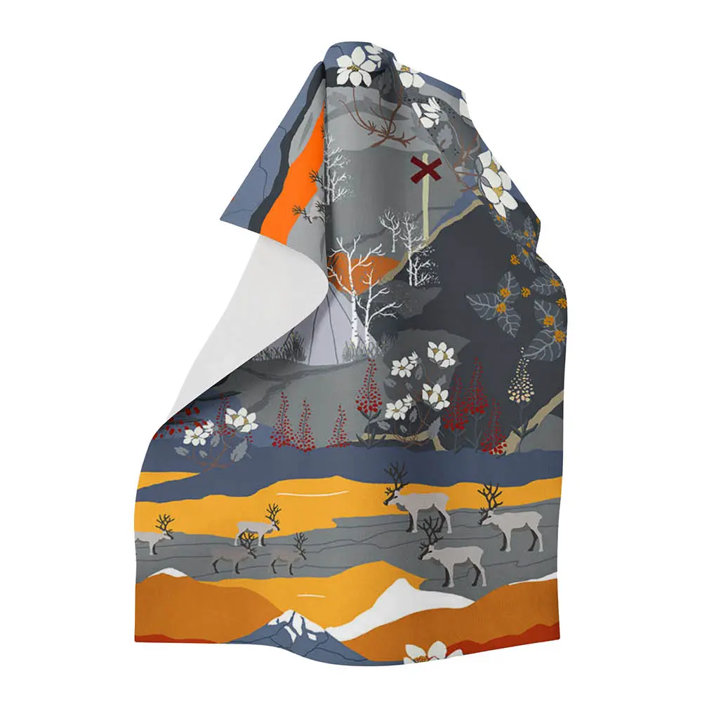 Fjällvandring Keittiöpyyhe 70x46 cm Oranssi