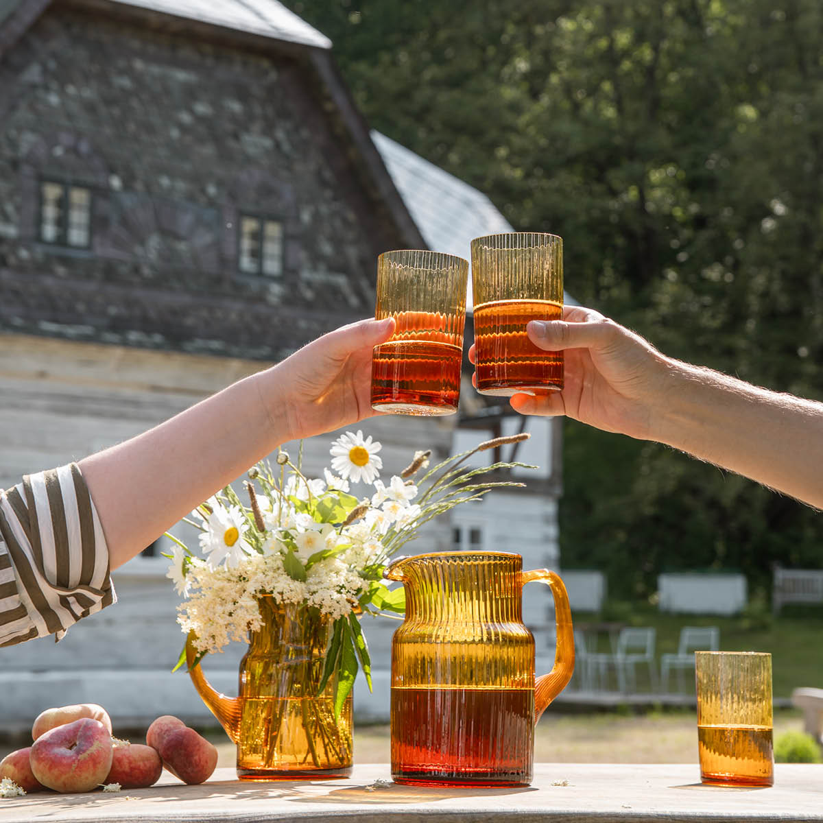 Klimchi Ethel vattenglas 35 cl Amber