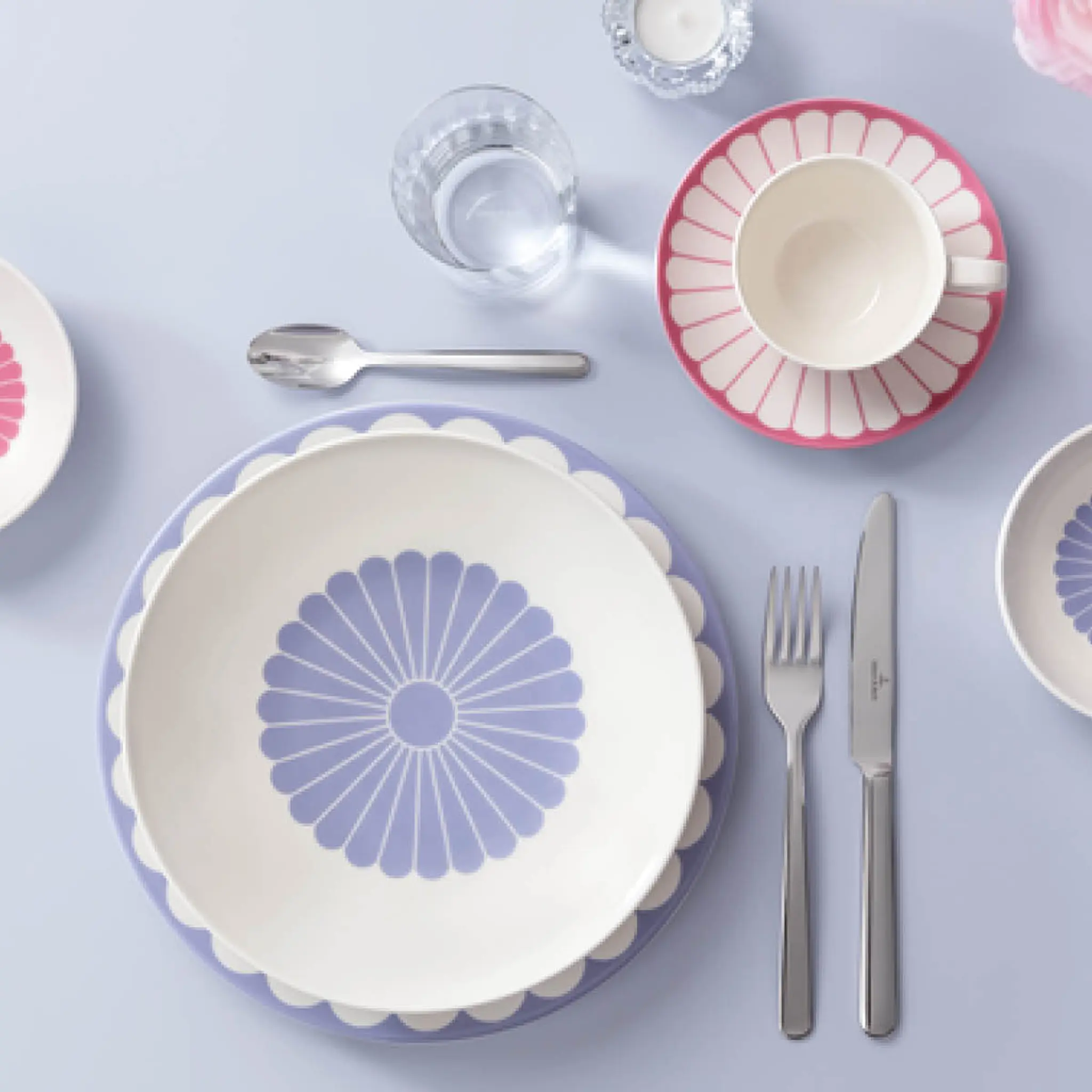 Villeroy & Boch Fleur bleu pastaskål 24 cm 62 cl blå